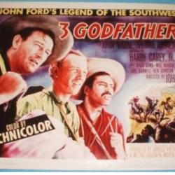 Grande photo John WAYNE ,3 GODFATHERS 1948 !!! Collection . Cowboy, Country,Old West .