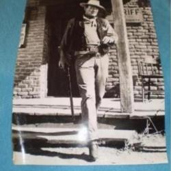 Grande photo John WAYNE noir & blanc , !!! Collection . Cowboy, Country,Old West .(1)