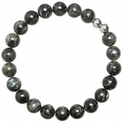 Bracelet en astrophyllite - Perles rondes 8 mm