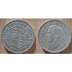 Royaume Uni Demi Crown 1948 Half Crown Piece Pound Pounds