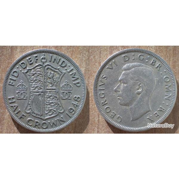 Royaume Uni Demi Crown 1948 Half Crown Piece Pound Pounds