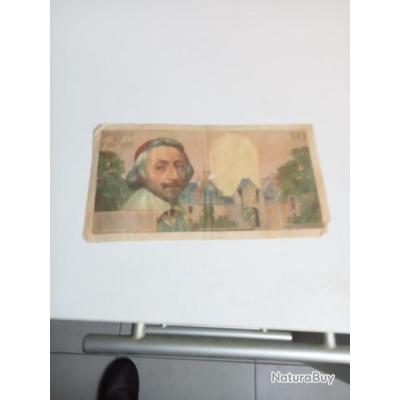 Billet 10 Nouveaux Francs (Richelieu) 1962 France Monnaies (11397325)