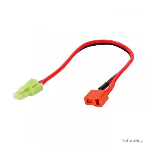 Connectique Adaptateur T-Dean Femelle vers Tamiya Male Long (DC)