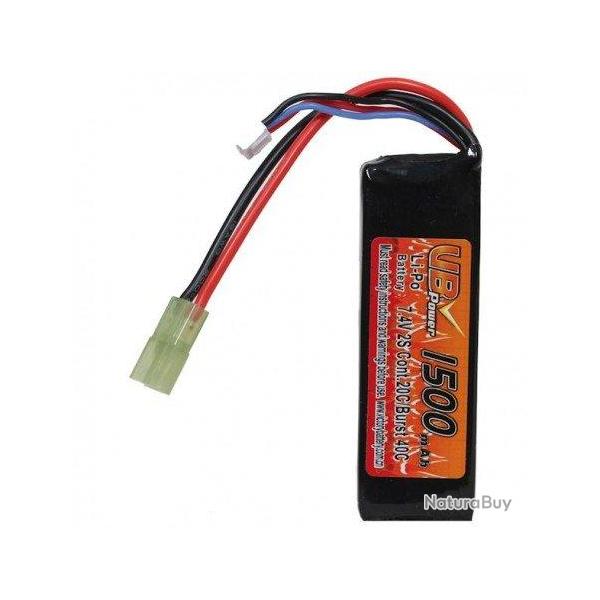 Batterie LiPo 7,4v Stick 1500 mAh (VB Power)