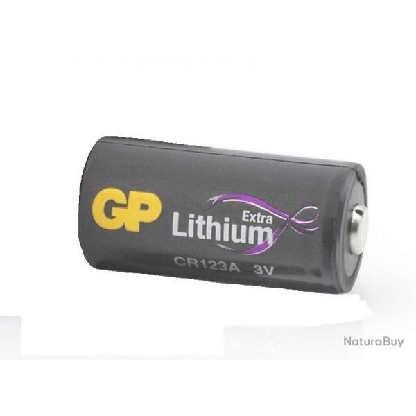 Pile Lithium CR123A 1700 mAh Extra Lithium (GP)