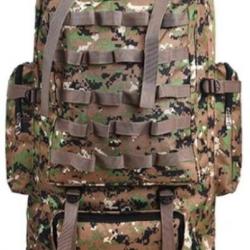 SAC A DOS 100L vert Camouflage