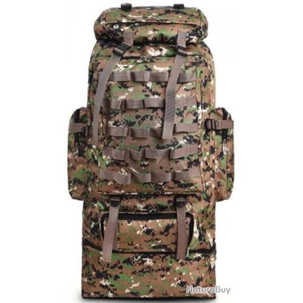 SAC A DOS 100L vert Camouflage