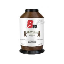 BROWNELL - Dacron B50 Bobine 1/4 Lbs DARK BROWN