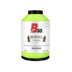 BROWNELL - Dacron B50 Bobine 1/4 Lbs FLUOR YELLOW