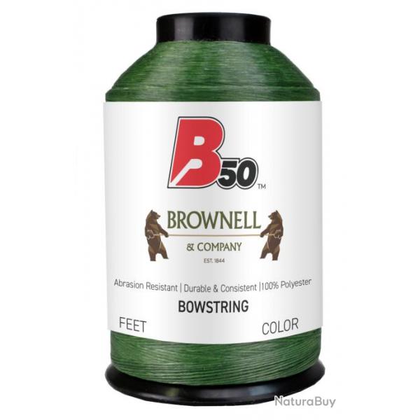 BROWNELL - Dacron B50 Bobine 1/4 Lbs HUNTER GREEN