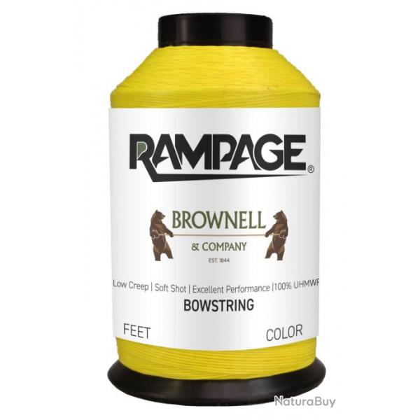 BROWNELL - THREAD RAMPAGE 1/4 Lbs BRIGHT YELLOW