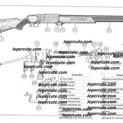éclaté carabine MANUARM MINI SUPER superposé (envoi par mail) - VENDU PAR JEPERCUTE (m1832)