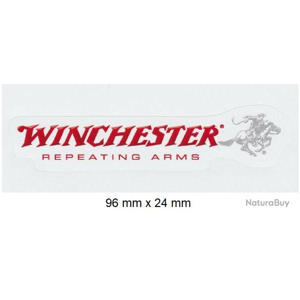Winchester " Winchester Repeating Arms et Cavalier " (Autocollant d'importation)
