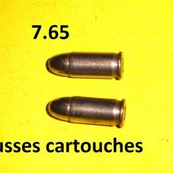 LOT de 2 fausses cartouches calibre 7.65 - VENDU PAR JEPERCUTE (D23F89)