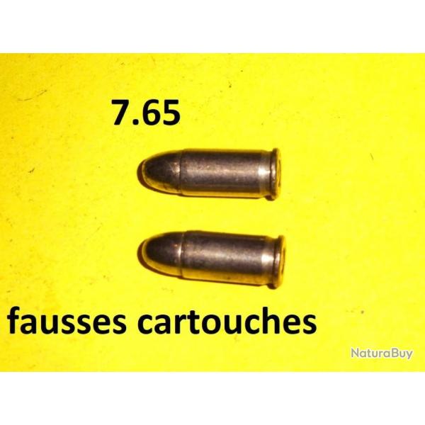 LOT de 2 fausses cartouches calibre 7.65 - VENDU PAR JEPERCUTE (D23F89)