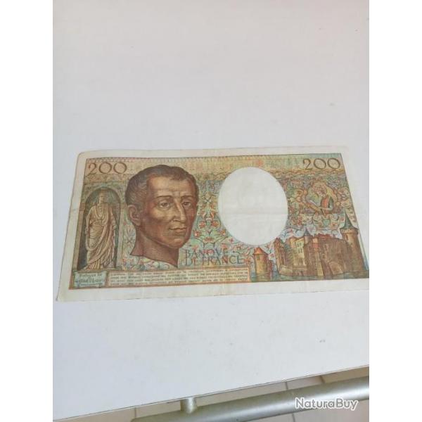 billet de 200 francs 1987
