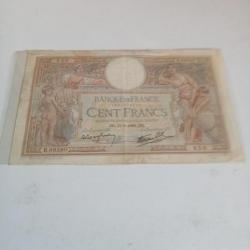 billet de 100 francs 1939 en SUP