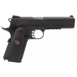 Pistolet WE Meu noir avec rails Gaz Cal. 6mm - 6 mm