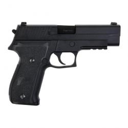 Pistolet WE F226 avec rail noir Gaz Cal. 6mm - 6 mm