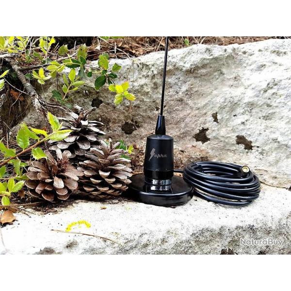 Antenne de toit ROG Supra Black Edition pour collier GARMIN ALPHA