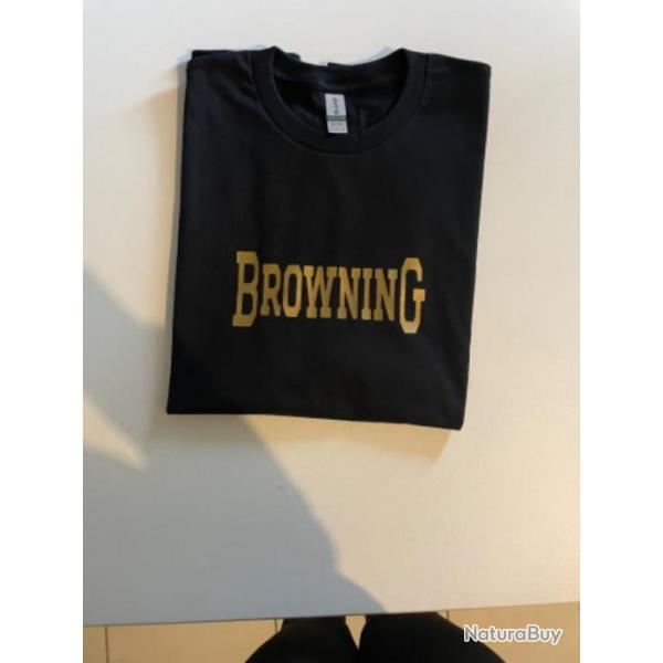 Tee-shirt Browning 100% coton taille M/L/XL/XXL