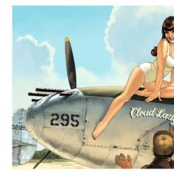 PIN UP WINGS Tome 3 des avions de légende  ARMES ou Désarmés avec de très belles PIN UP SEXY ??