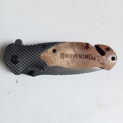 petit couteau de poche browning lame de 9 cm