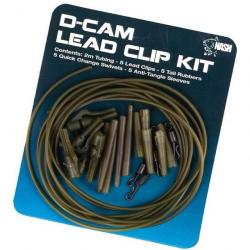 KIT CLIP PLOMBS NASH LEAD CLIP KIT D-CAM WEED
