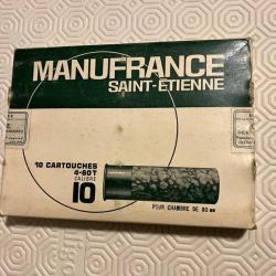 Manufrance- cartouches calibre 10/80