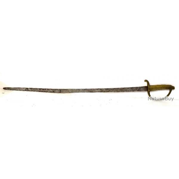 Ancien sabre Oriental lame Grav Joli marquage 555