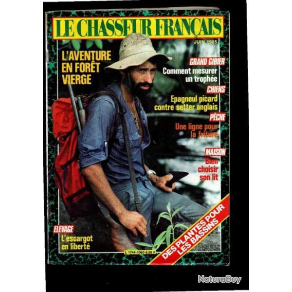 le chasseur franais juin 1985 , chasse , pche , maison, sant, nature, jardinage , levage
