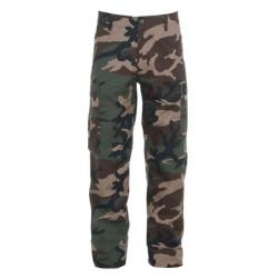 Pantalon de treillis BDU US Army Couleur Camouflage Woodland