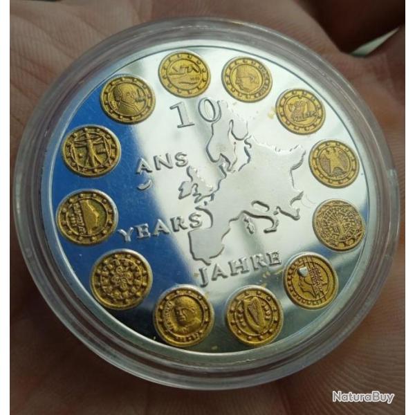 Trs jolie mdaille monnaie europenne