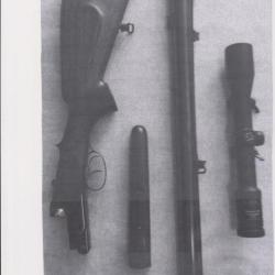 vend fusil Drilling Cal-12-70 et 7 x 65 N °88596 avec lunette e visée 1,5-6x42 T*