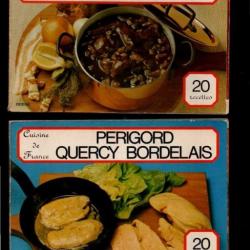 cuisine de france volume 1 et 9 savoie, perigord quercy bordelais