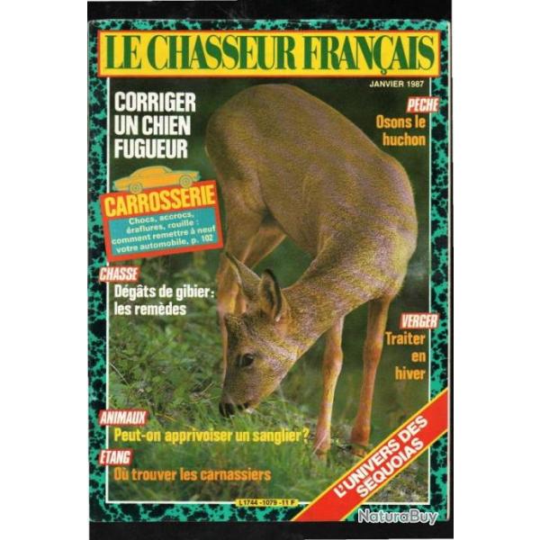 le chasseur franais janvi 1987 n 1079 , chasse , pche , maison, sant, nature, jardinage , levage