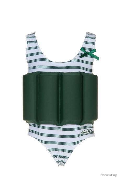 Maillot de bain bouée anti-UV pour filles Vert, Beverly Kids Vert