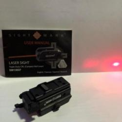 Laser sight mark