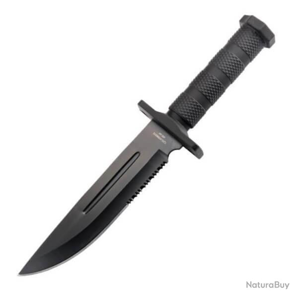 109118 Couteau fixe Herbertz noir