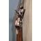 petites annonces chasse pêche : Magnifique fusil de 148cm à silex platine à la miquelet très belle finition canon octogonal