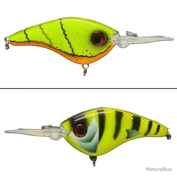Poisson Nageur River7 Crankbait 3 6,5cm 15g Fluoro Perch