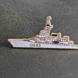 C pins Insigne Militaire Frégate D643 Jean de Vienne Marine Nationale Armée  Tres Bon Etat Taille :