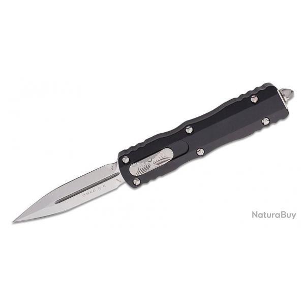 Couteau Automatique Microtech 225-10AP Dirac AUTO OTF Double Edge Dagger Manche Black USA MCT22510