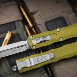 Couteau Automatique Microtech 225-10 Dirac AUTO OTF Double Edge Dagger Manche OD Made USA MCT22510OD