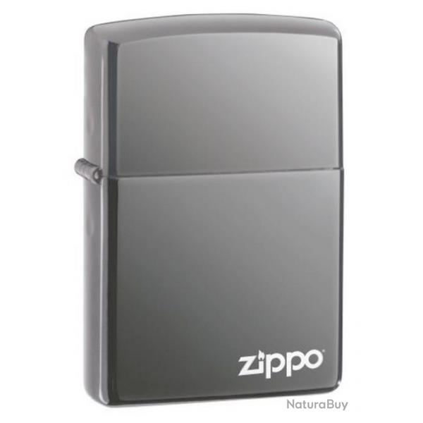 Briquet Zippo "Black Ice" avec logo [Zippo]