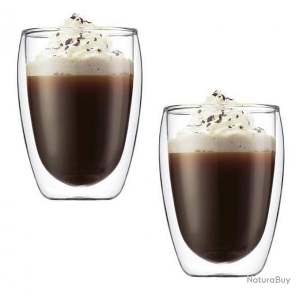 Set de 2 verres "Pavina" transparents, Contenance 35 cl [Bodum]
