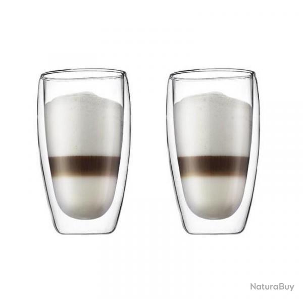 Set de 2 verres "Pavina" transparents, Contenance 45 cl [Bodum]