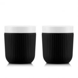 Set de 2 mugs "Douro" en porcelaine 30 cl, Couleur noir [Bodum]