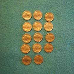 UNE  pièce de cinq (5) cents : Indian Head Nickel ou Buffalo Nickel .