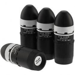 Pack 10 projectiles Taginn Europe Velum MK2 Fumi - Blanc